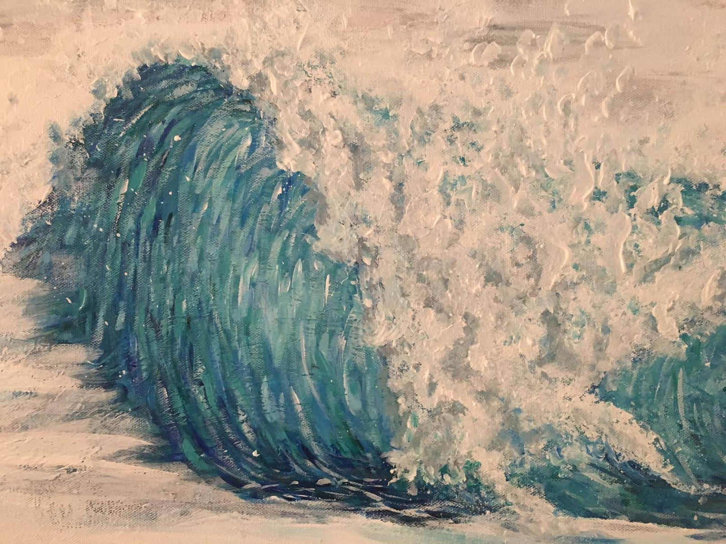 Smokey's Wave painting