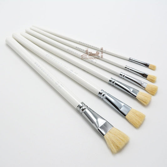 6Pcs/Set Professional offer wool tail level pen Oil Paint Watercolor Gouache Painting Brush Drawing Art for Supplies Stationery